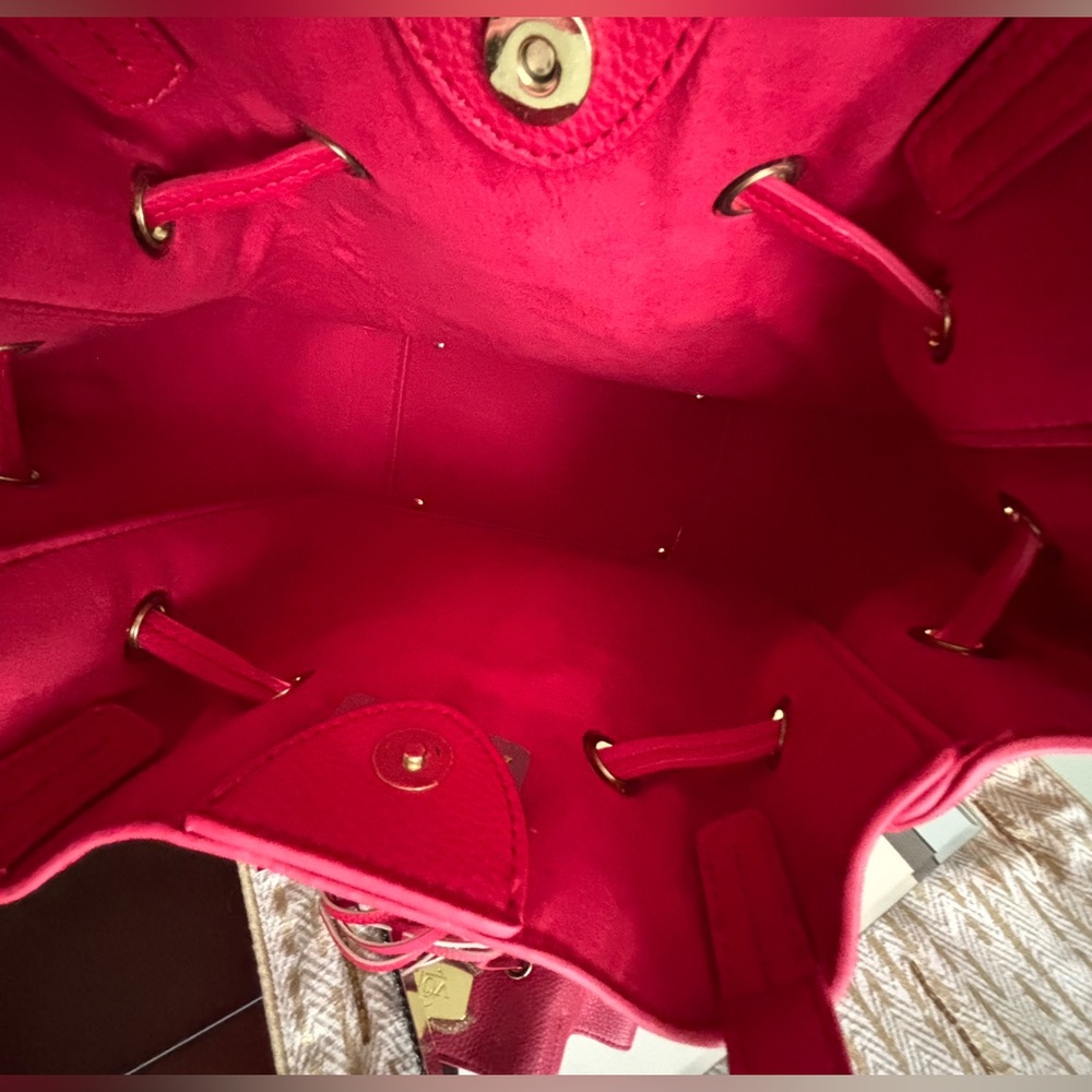 Joy Mangano Vibrant Red Tote Bag - Picture 7 of 12